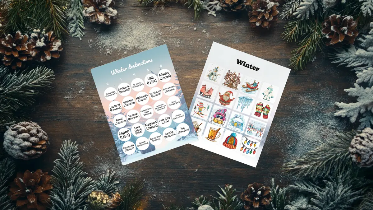 winter wonderland bingo