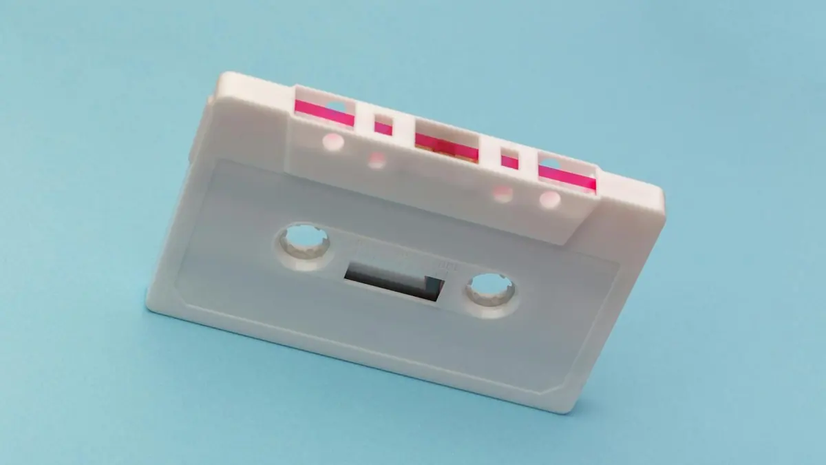 White Cassette Tape