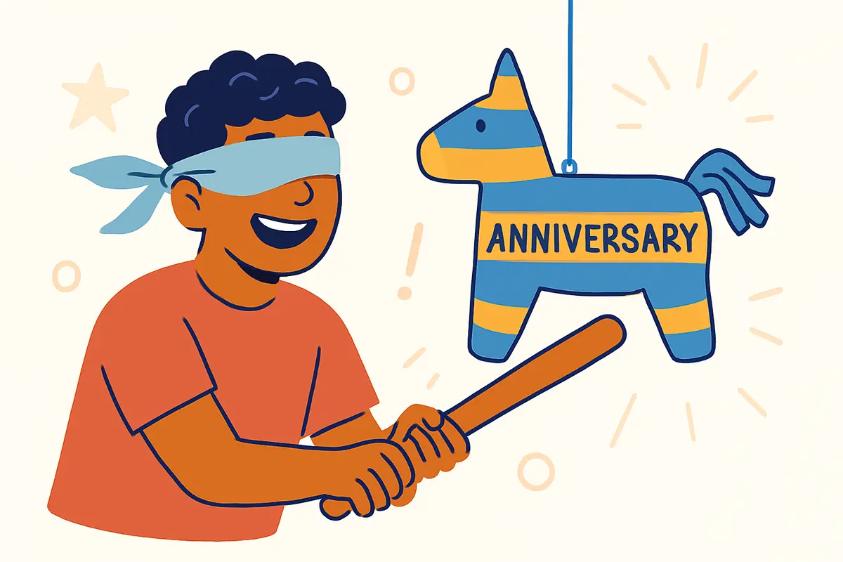 anniversary pinata
