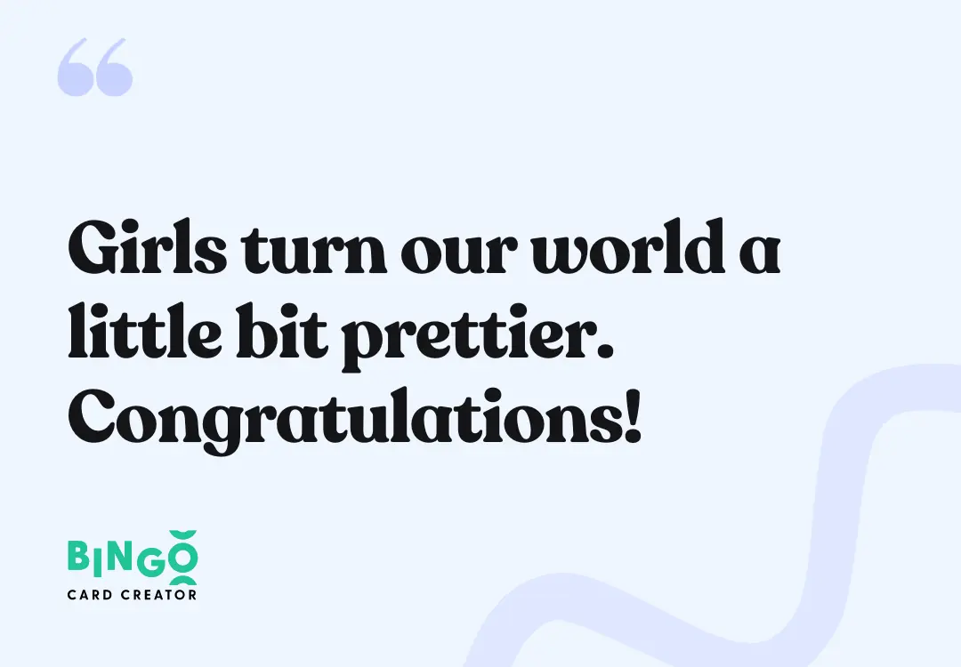 baby girl message