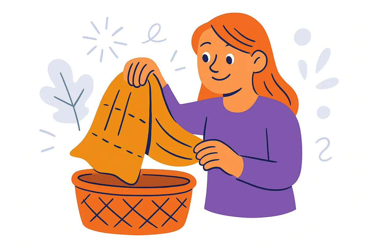 blanket in basket