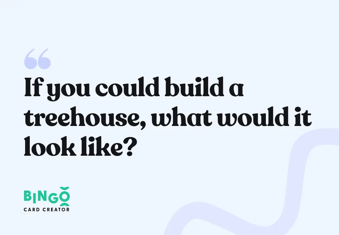 build a tree house