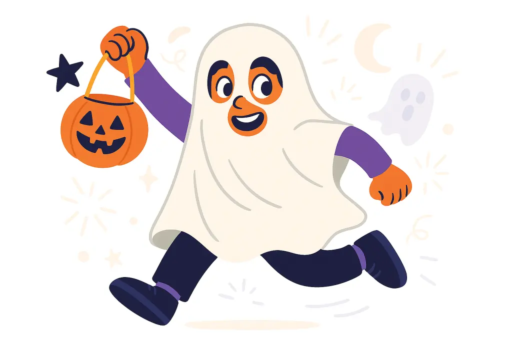 character in halloween costume