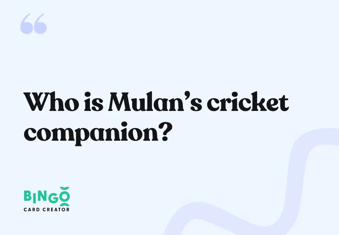 mulans cricket friend