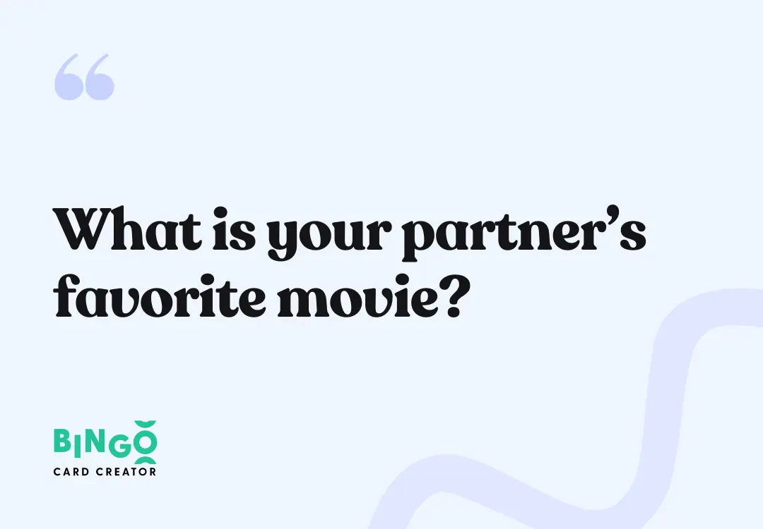 partners favorite movie
