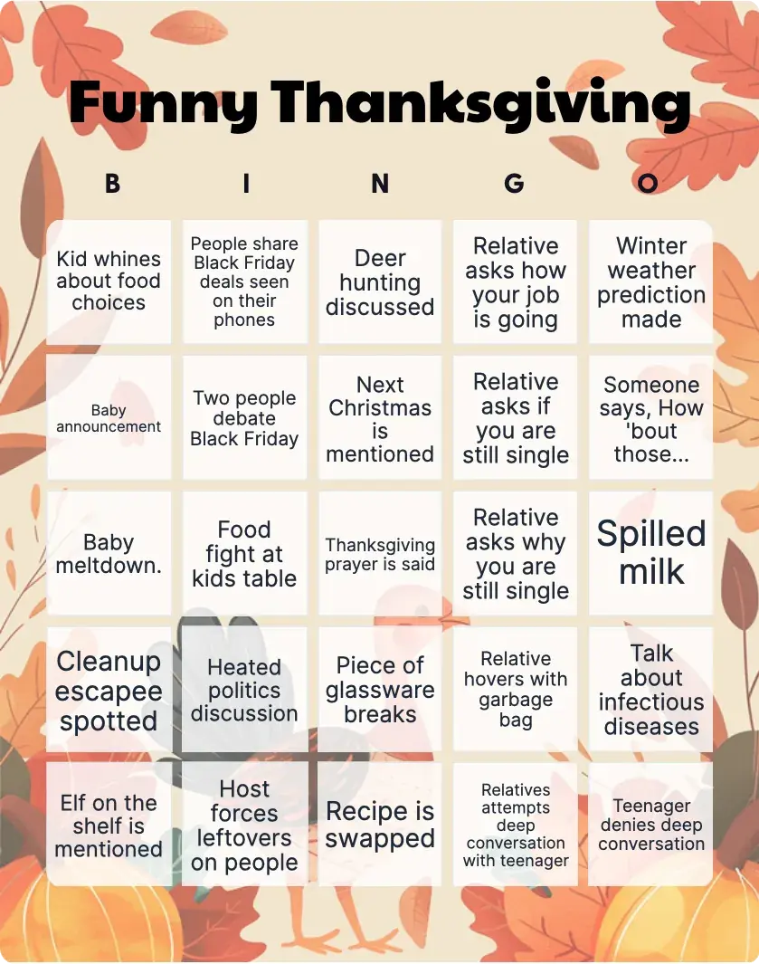 funny thanksgiving
