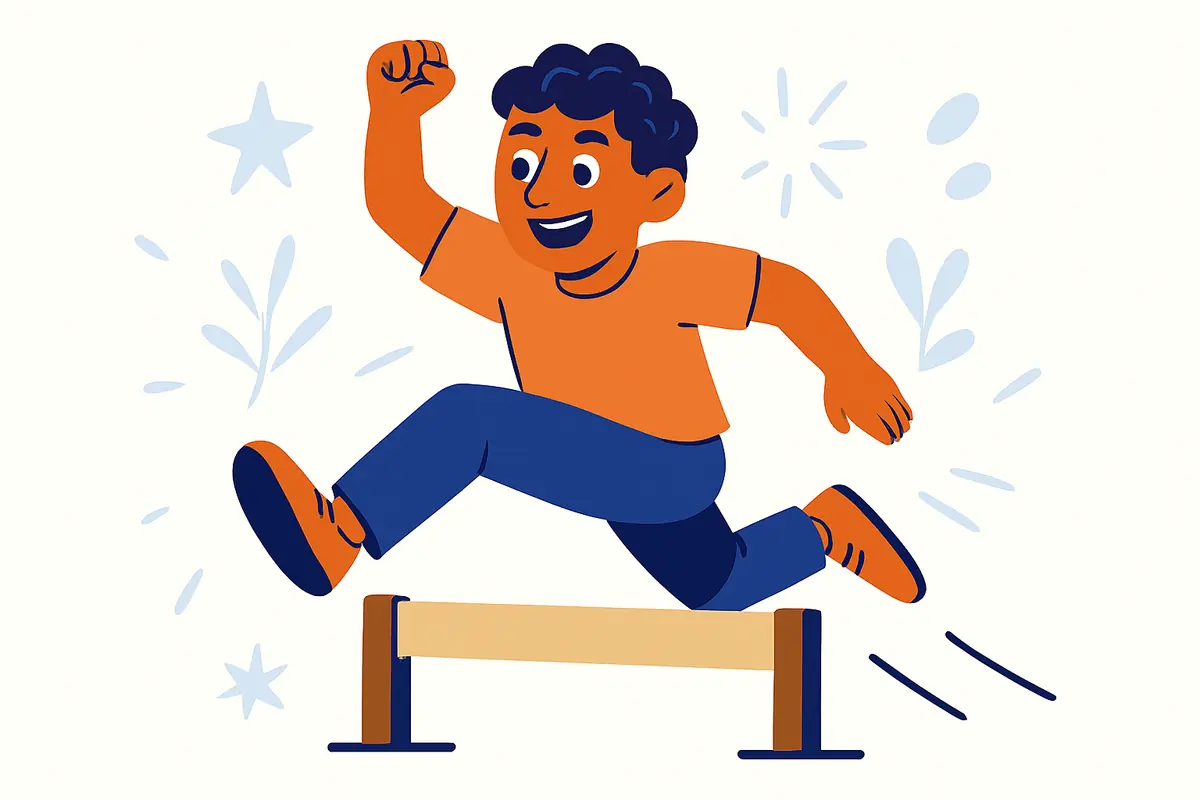 hurdle jumping