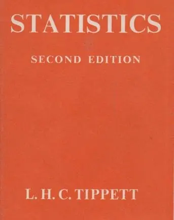Statistics Hardcoverby L H C Tippett