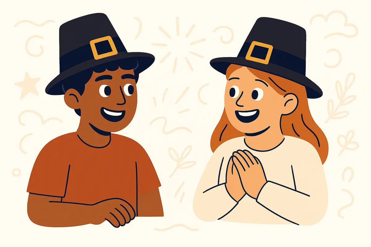 two pilgim hats
