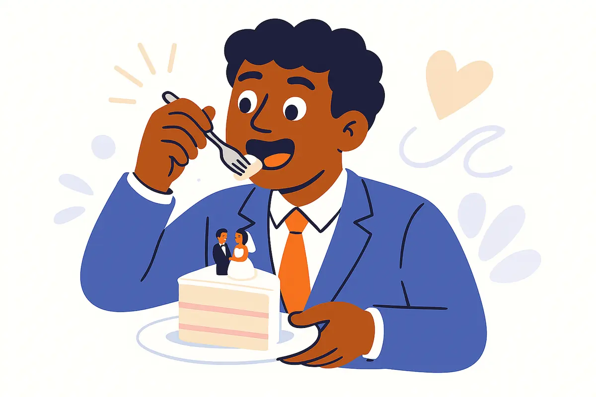 wedding cake tasting