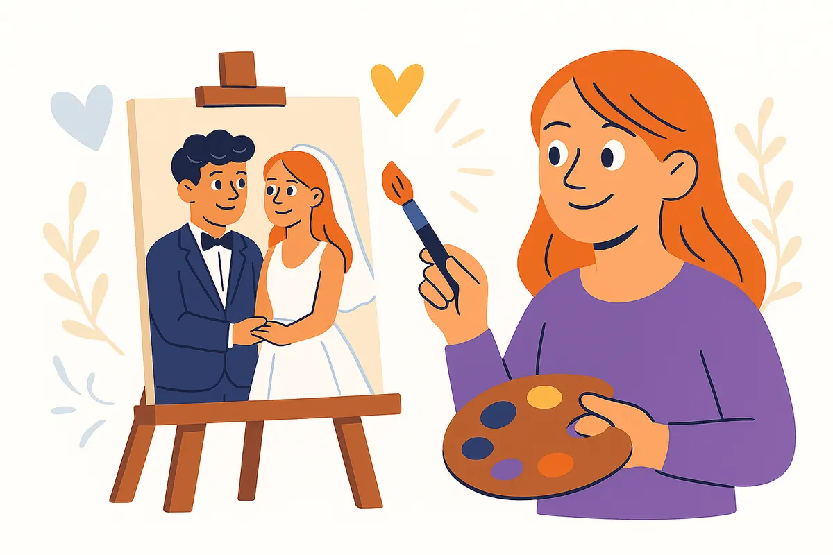 wedding painting