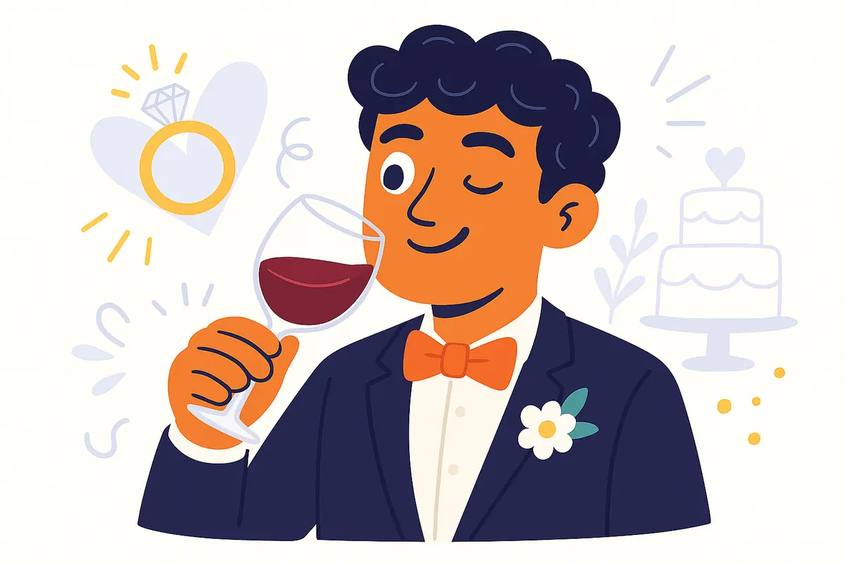 wedding wine tasting