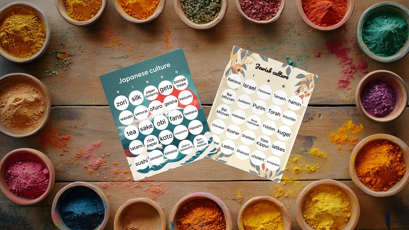culture bingo cards