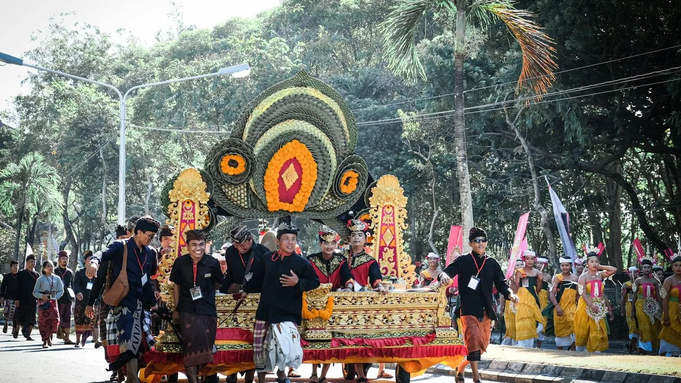 People In A Parade
