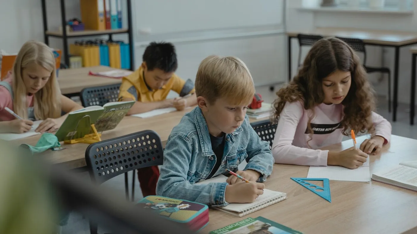 Students Taking Notes