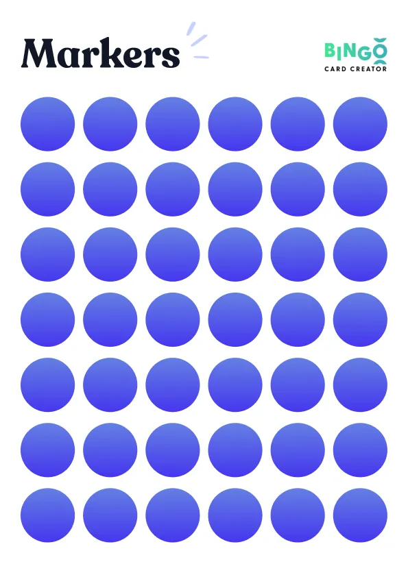 dark blue markers