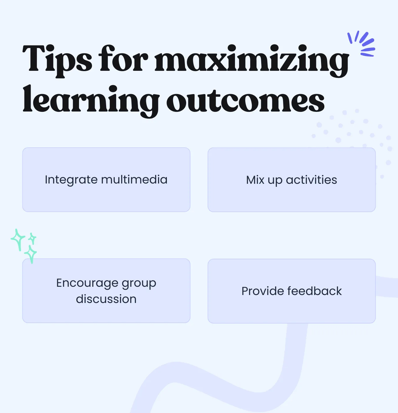 tips for learning
