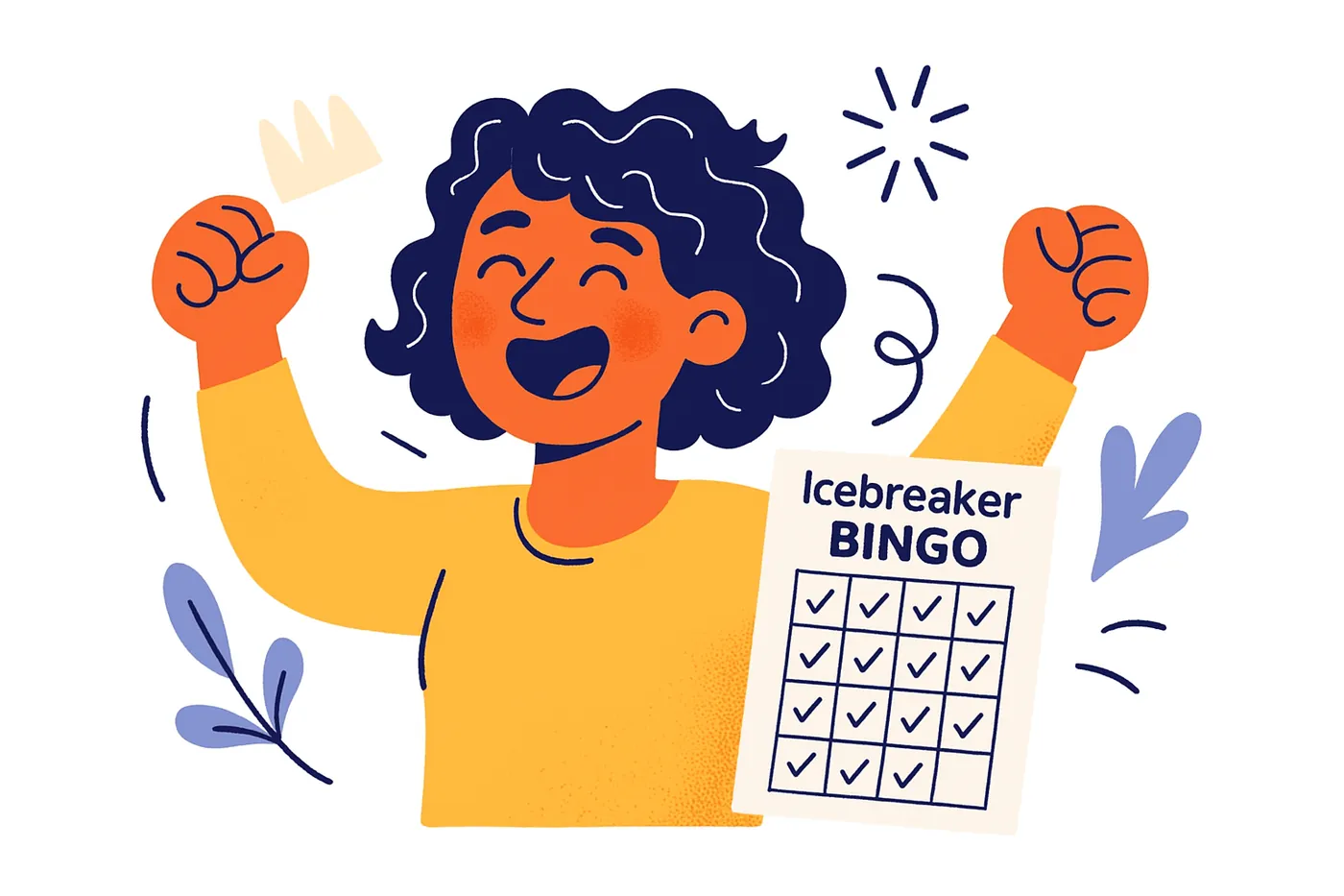character winning icebreaker bingo