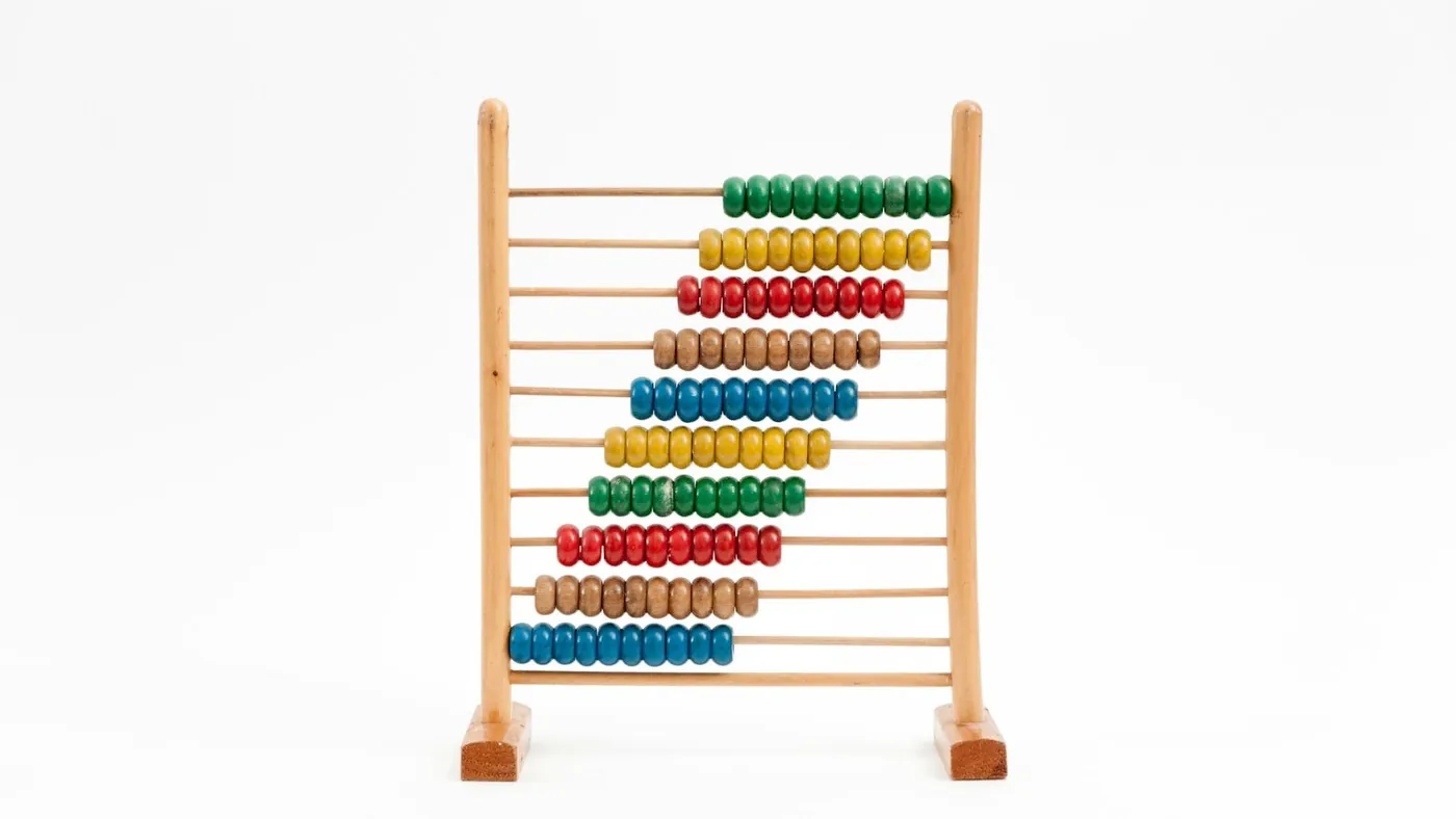 multicolored abacus