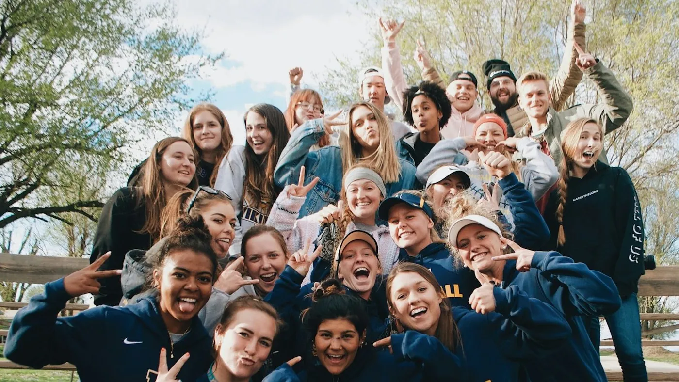 group of teenager taking group photo