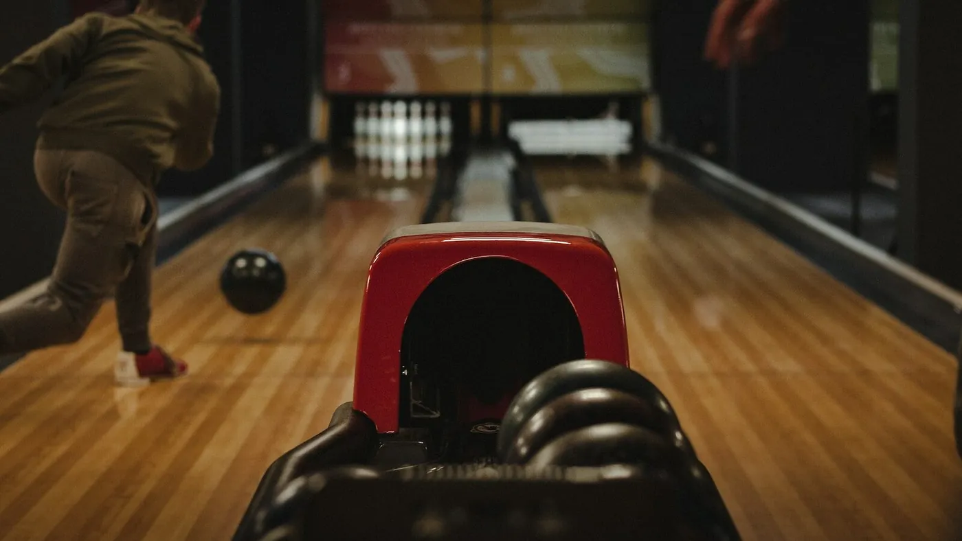 person playing bowling