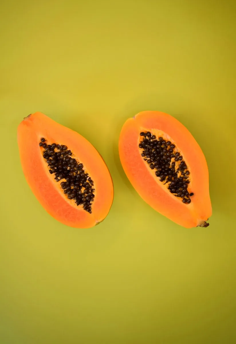 sliced yellow fruit on yellow surface
