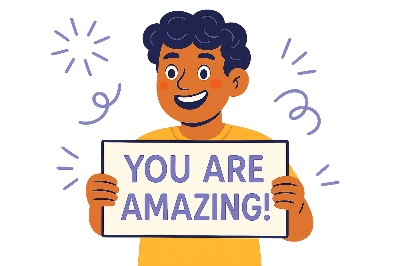 you are amazing illustration